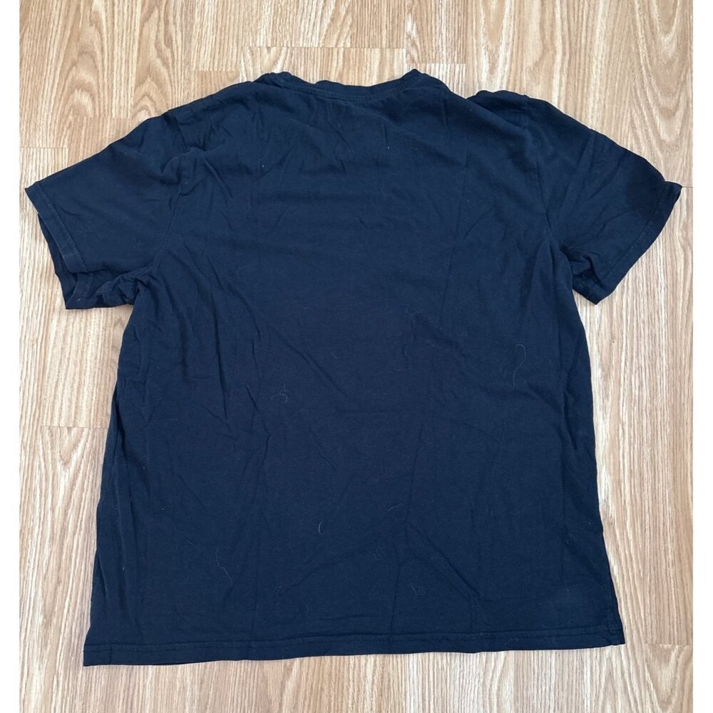 Skull T Shirt Action Apparel Men L/G  Cotton Casual Crew Neck Short Sleeve Black - Picture 4 of 5